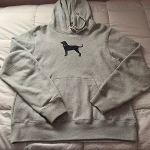 The Black Dog gray hoodie